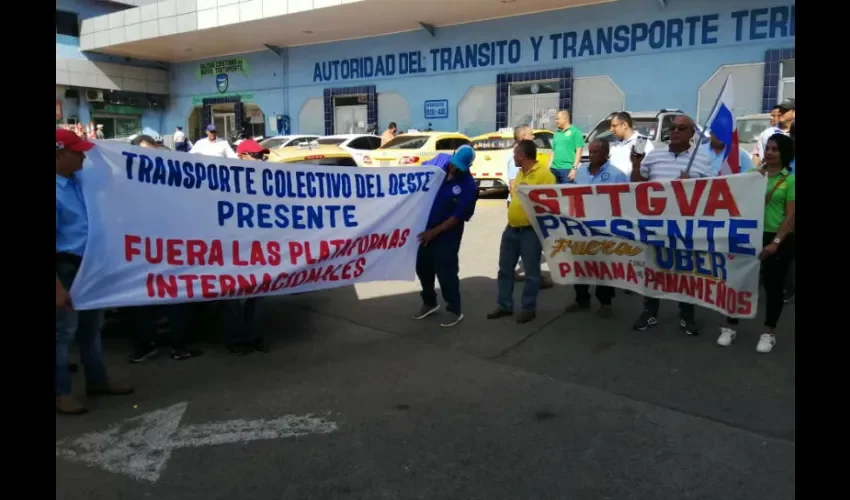 Foto ilustrativa de los manifestantes. 