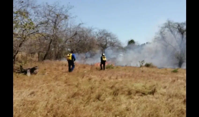 Foto ilustrativa del incendio.