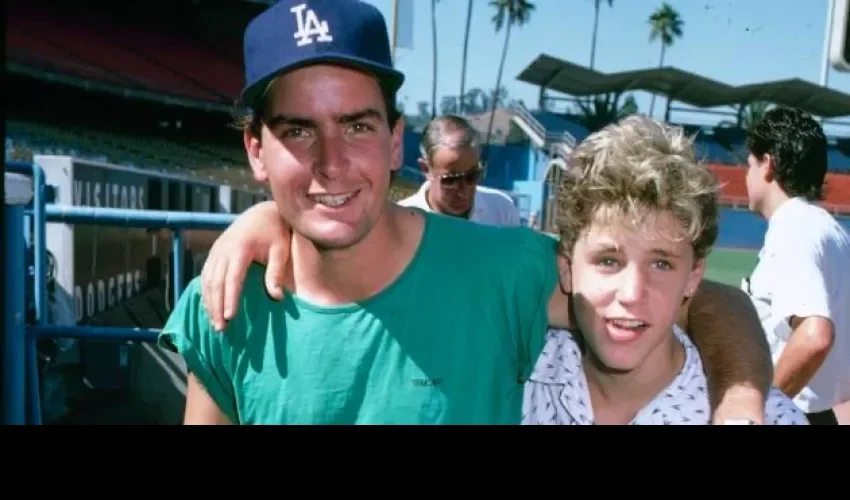 Charlie y Corey Haim. Foto: Archivo