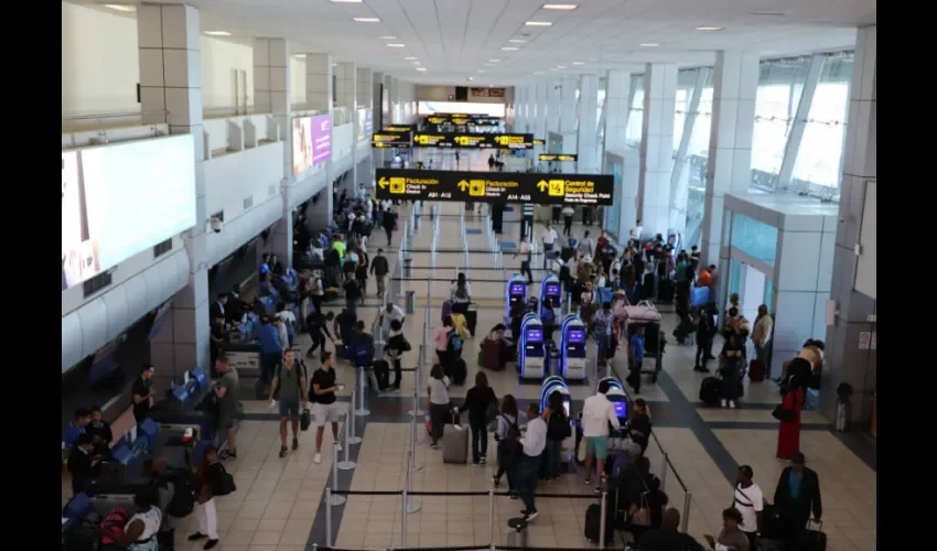 Foto ilustrativa  del Aeropuerto de Tocumen. 