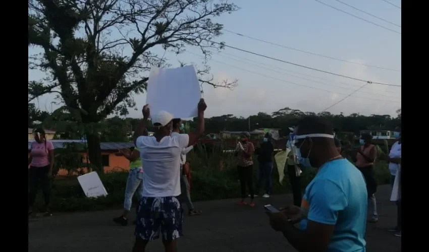 Foto ilustrativa de las protestas. 