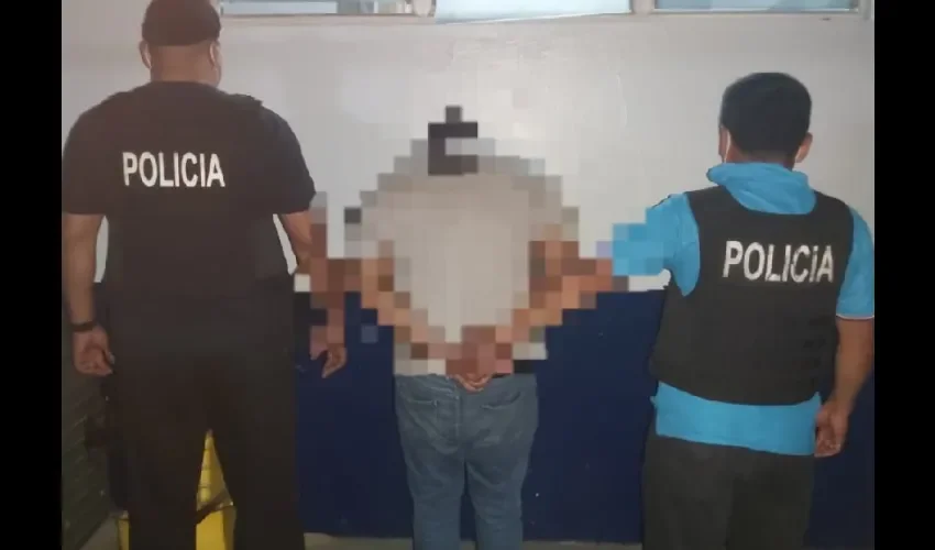 Foto ilustrativa de la detención. 