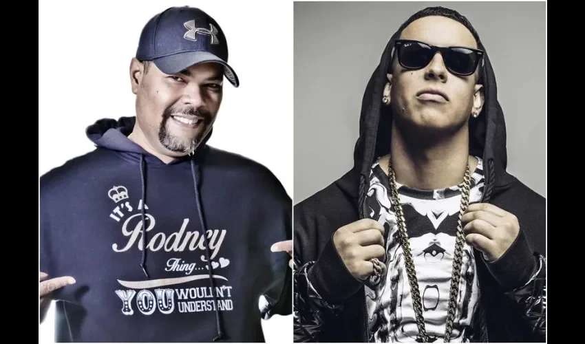 Rodney Clark y Daddy Yankee. 