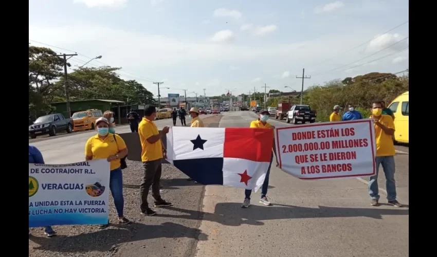 Foto ilustrativa  de la protesta. 