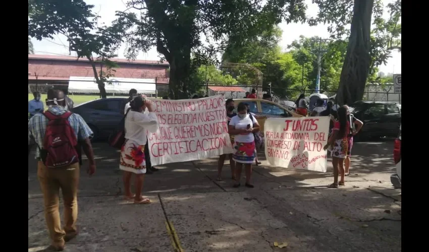 Foto ilustrativa de la manifestación. 