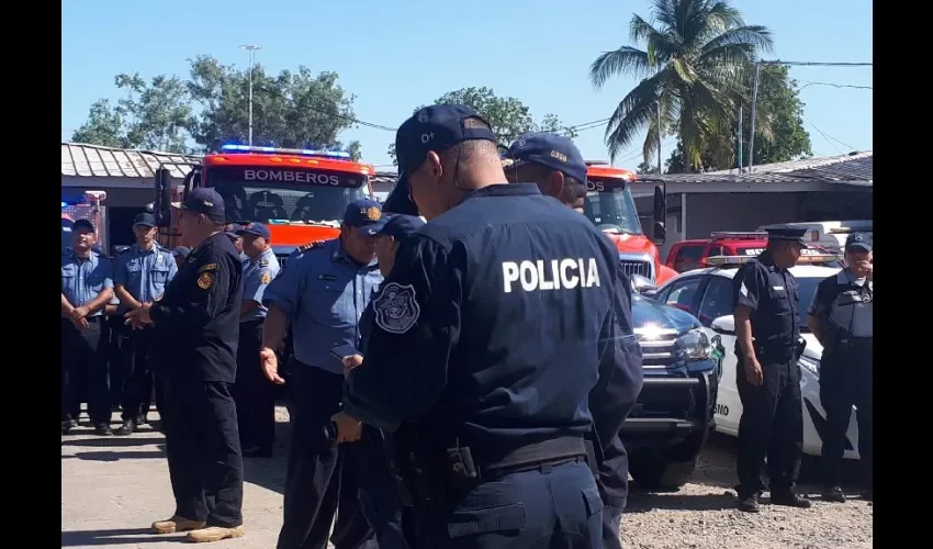 Foto ilustrativa de unidades de la policía. 