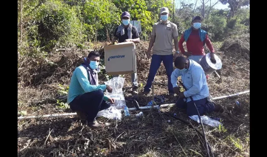 Foto ilustrativa de la donación. 