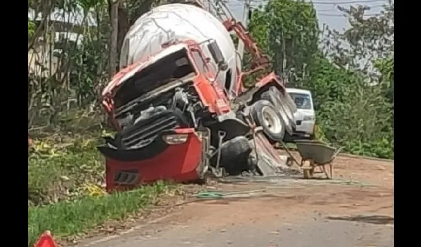 Foto ilustrativa del accidente. 