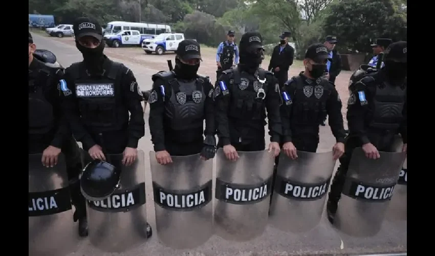 Foto ilustrativa de las unidades de la policía. 