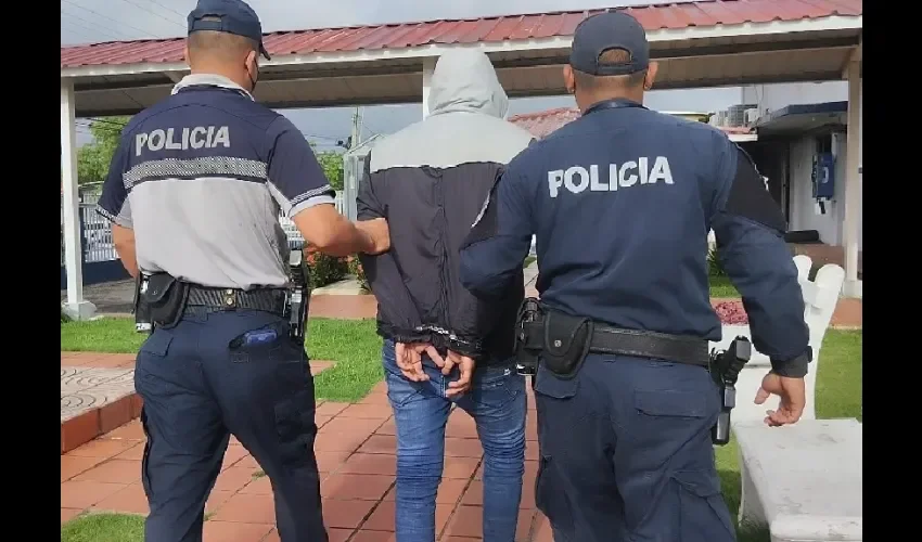 Foto ilustrativa de la detención. 