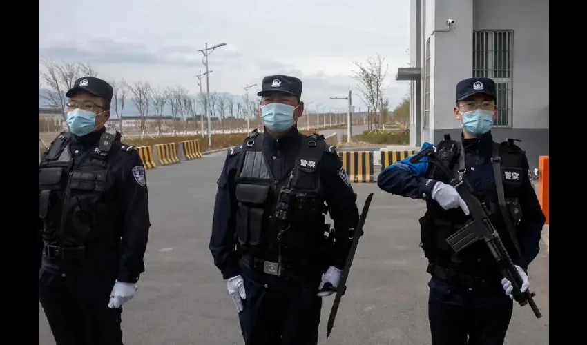 Foto ilustrativa de unidades de la policía. 