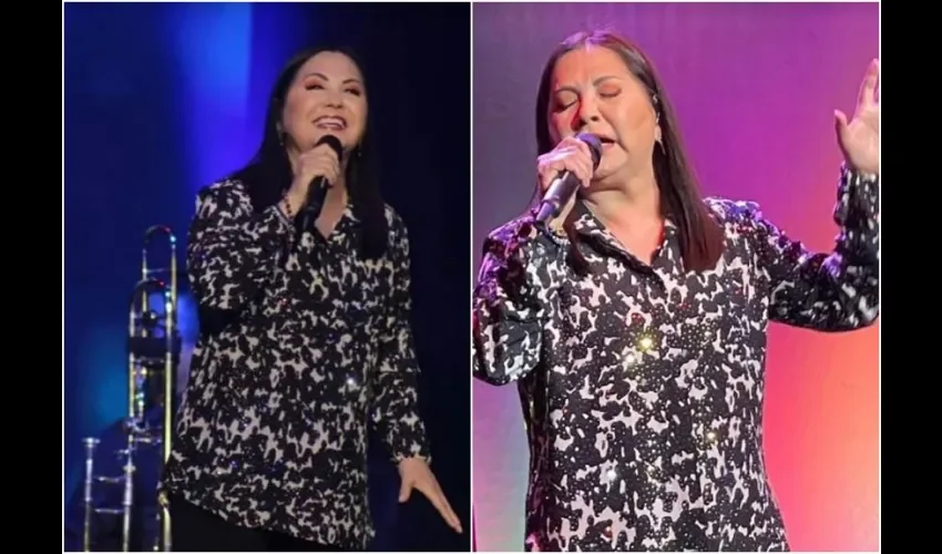 Ana Gabriel cantó más de 20 éxitos en dos horas. 