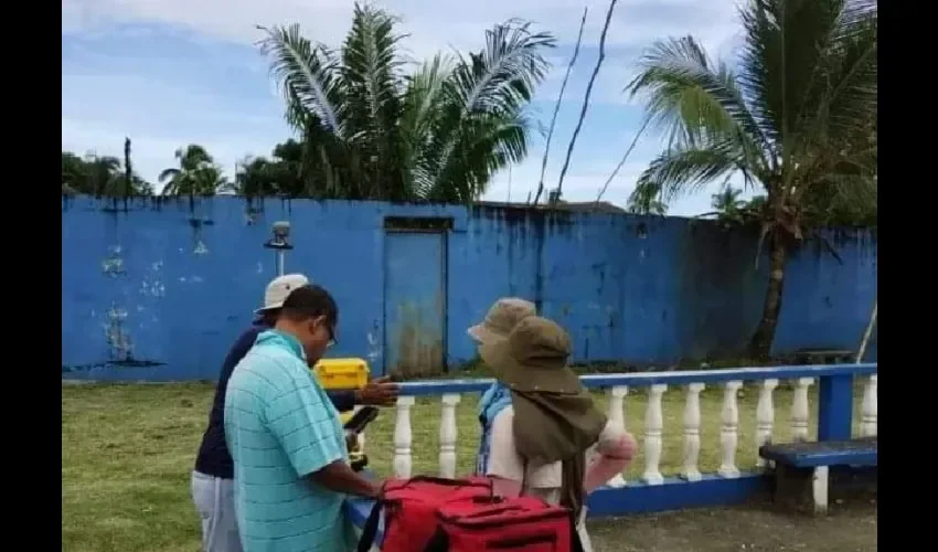 Vista de la inspección de los agentes. 