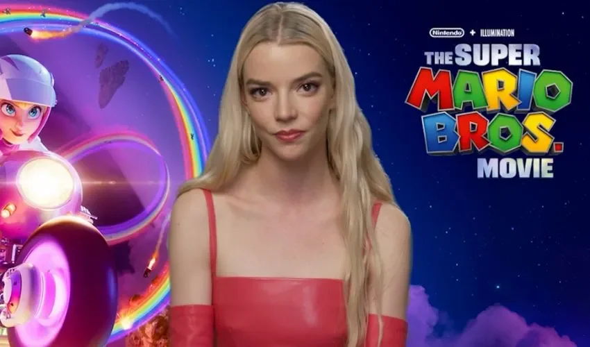 La reconocida actriz Anya Taylor Joy conversó  sobre la nueva película animada de Nintendo e Illumination.