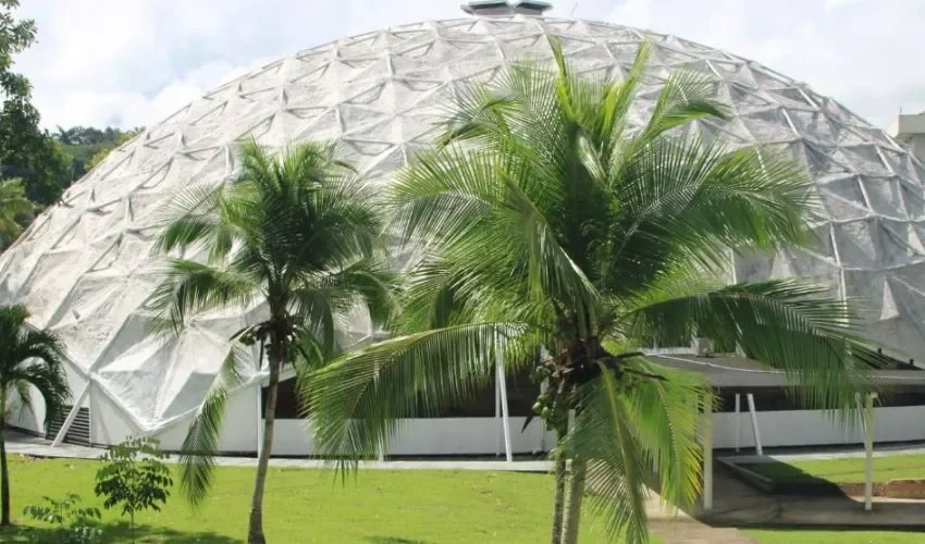 Vista del Domo de la Universidad de Panamá. 