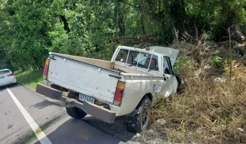 Vista del área del accidente.