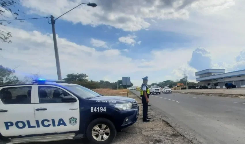 Controles en las calles de Panamá. 