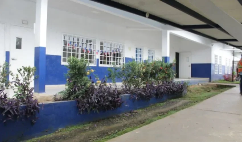 Vista de las escuelas. 