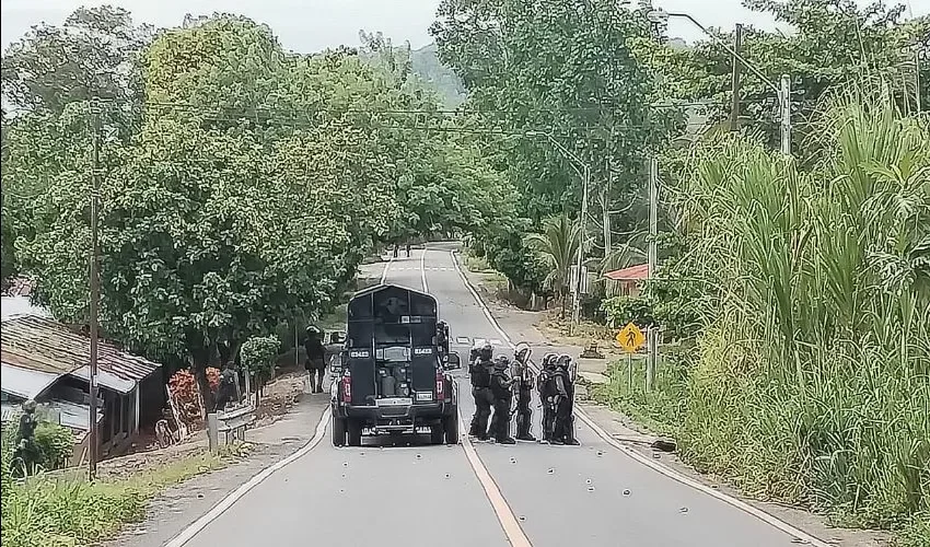 Las unidades fueron desplegadas en la zona. 